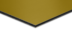 ALUBOND 3 mm BRUSHED GOUD