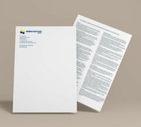 BRIEFPAPIER RECTO VERSO BEDRUKT