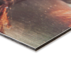 FOTO OP ALUMINIUM ZILVER