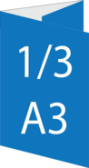 1/3 A3  (A3 in 3-luik)