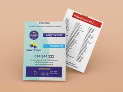 FLYER US RECTO VERSO 135 GR GLANS VK