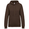 Dames Hoody Kariban Chocolate