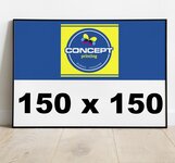 ALUBOND 3 mm 150 x 150 dubbelzijdig