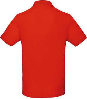 B&amp;C Polo Heren Fire Red