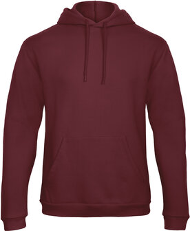 B&amp;C Hoody Burgundy