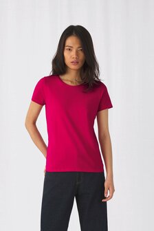 B&amp;C Dames t-shirt Ronde hals wit