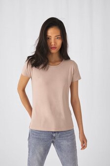 B&amp;C Dames t-shirt Ronde hals wit