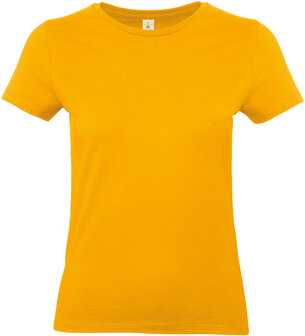 B&amp;C Dames t-shirt Ronde hals Apricot