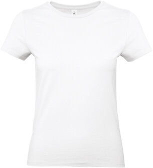 B&amp;C Dames t-shirt Ronde hals Ash