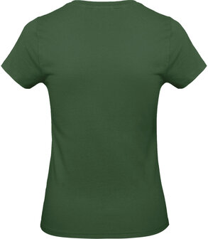 B&amp;C Dames t-shirt Ronde hals Bottle Green