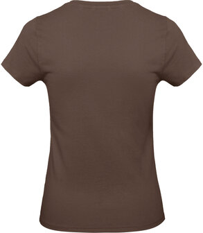 B&amp;C Dames t-shirt Ronde hals Brown