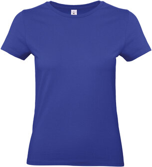 B&amp;C Dames t-shirt Ronde hals Cobalt Blue