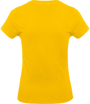 B&amp;C Dames t-shirt Ronde hals Gold