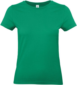 B&amp;C Dames t-shirt Ronde hals Kelly Green