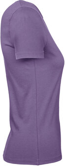 B&amp;C Dames t-shirt Ronde hals Milenial Lilac