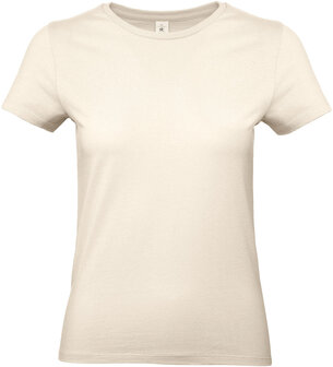 B&amp;C Dames t-shirt Ronde hals Natural