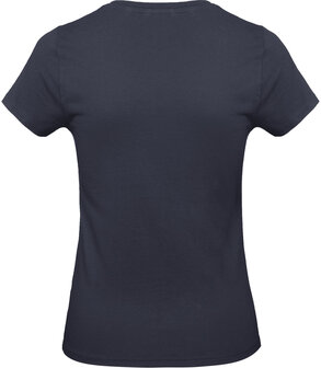 B&amp;C Dames t-shirt Ronde hals Navy