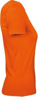 B&amp;C Dames t-shirt Ronde hals Orange