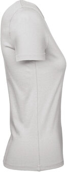 B&amp;C Dames t-shirt Ronde hals Pacific Grey