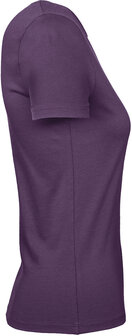 B&amp;C Dames t-shirt Ronde hals Radiant Purple