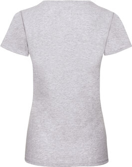 Dames Fruit of the loom Ronde hals Heather grey