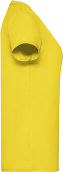 Dames Fruit of the loom Ronde hals Yellow