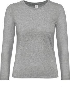 Dames T-shirts Lange mouwen Sport grey