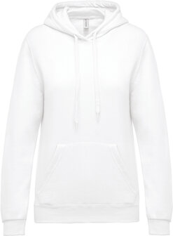 Dames Hoody Kariban Wit