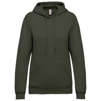 Dames Hoody Kariban Dark khaki