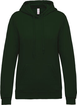 Dames Hoody Kariban Forest Green