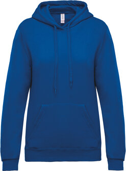 Dames Hoody Kariban Light Royal Blue