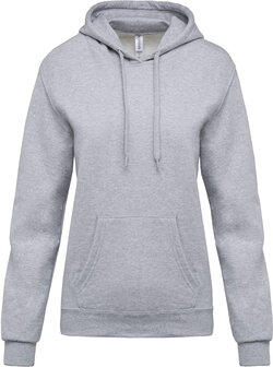 Dames Hoody Kariban Oxford grey