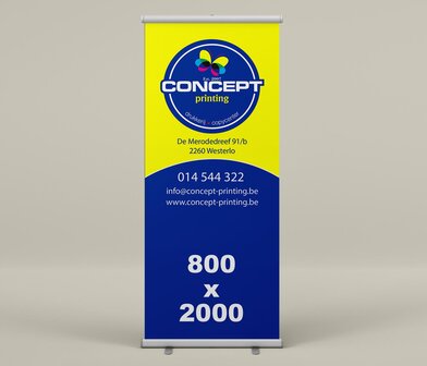 Roll-up banner 800 x 2000mm