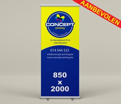 Roll-up banner 850 x 2000mm