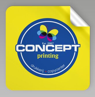 Transparant sticker A7 (105x74mm)