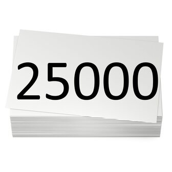 25000 stuks
