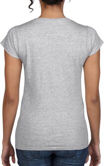 Dames T-shirt V-hals SPORT GREY