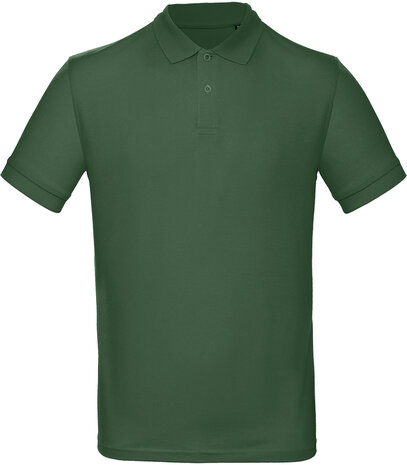 B&C Polo Heren Bottle Green