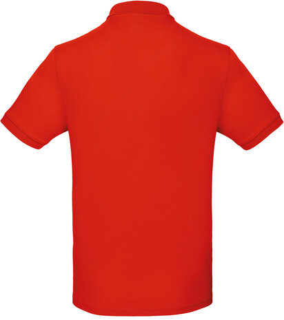 B&C Polo Heren Fire Red