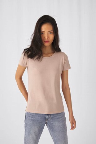 B&C Dames t-shirt Ronde hals wit