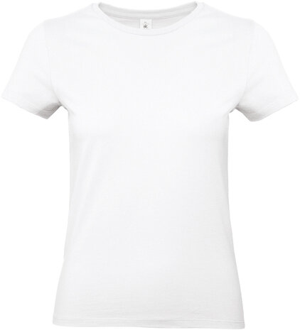 B&C Dames t-shirt Ronde hals Ash