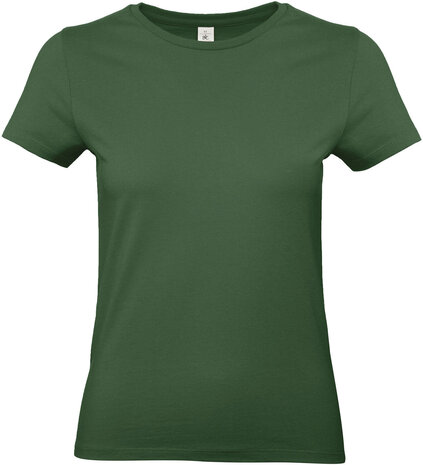 B&C Dames t-shirt Ronde hals Bottle Green