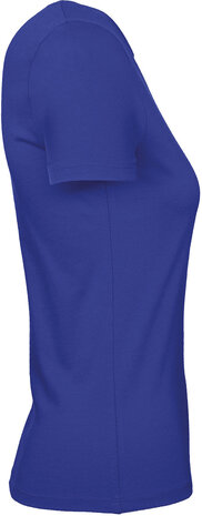 B&C Dames t-shirt Ronde hals Cobalt Blue