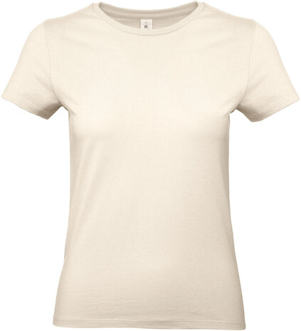 B&C Dames t-shirt Ronde hals Natural