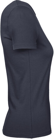 B&C Dames t-shirt Ronde hals Navy