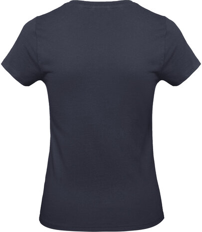 B&C Dames t-shirt Ronde hals Navy