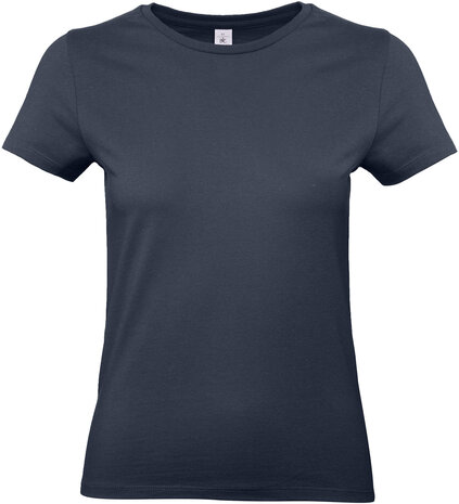 B&C Dames t-shirt Ronde hals Navy