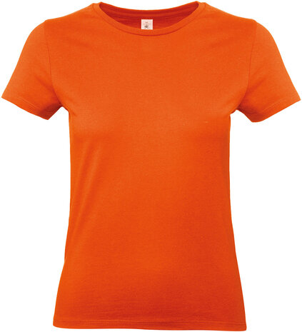 B&C Dames t-shirt Ronde hals Orange