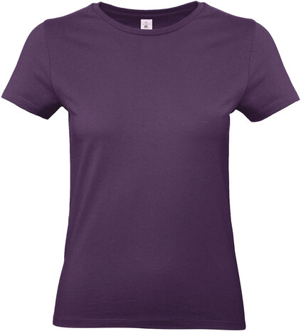 B&C Dames t-shirt Ronde hals Radiant Purple