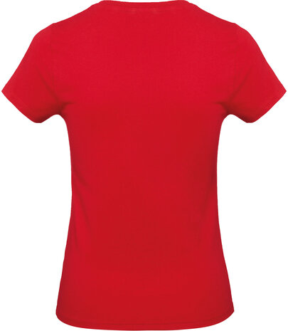 B&C Dames t-shirt Ronde hals Red